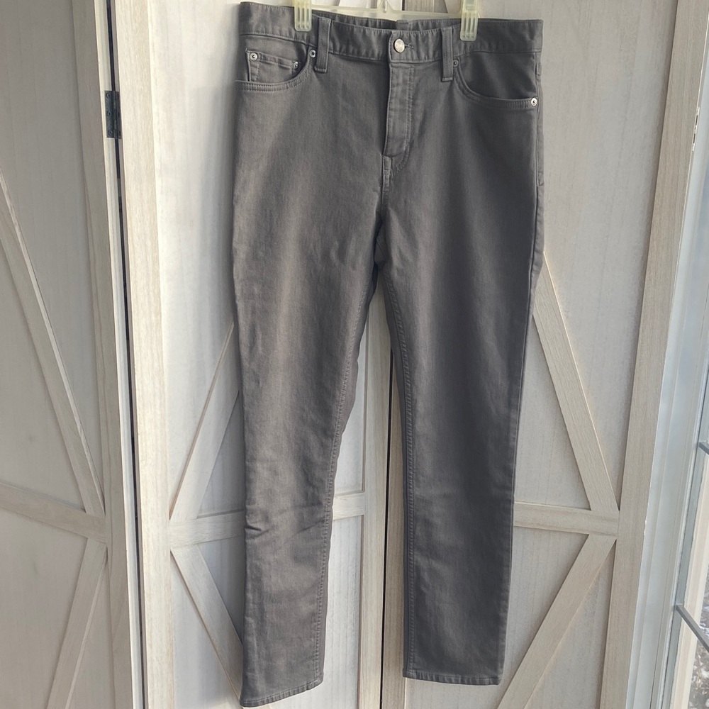 Banana Republic Men's Traveler Slim Fit Pants, Size 31 x 30 Smokey Grey